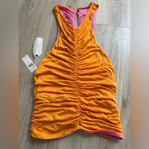 Anthropologie reversible ruched tank - Picture 3 of 4